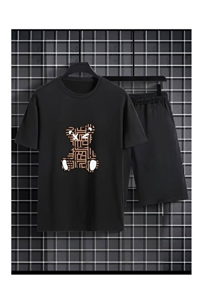 bellanova Unisex Printed T-Shirt and Shorts Set