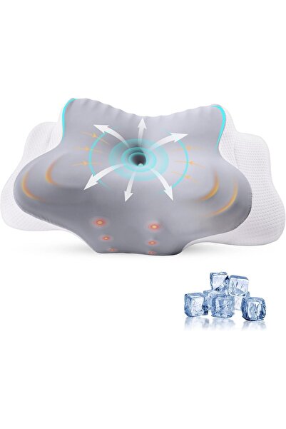 Dotail Ergonomic Neck Pillow, butterfly shape, 2 height settings, 62 x 37.3 x...