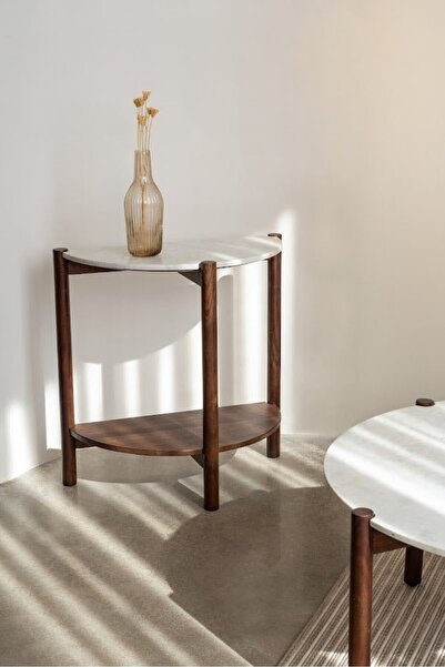 Roots Furniture طاولة جانبية على شكل زهرة اللوتس