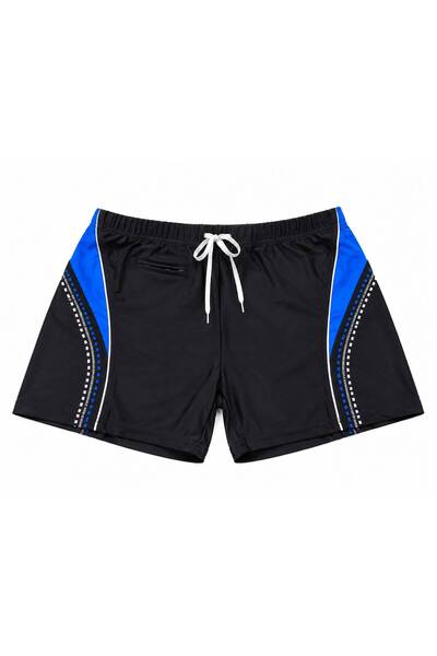 FEATHERLAND Men’s Swim Shorts with Elastic Waistband, Adjustable Drawstring a...