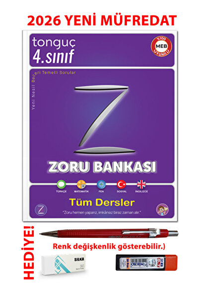 Tonguç Yayınları 4. Sınıf Tüm Dersler Zoru Bankası + Hediyeli