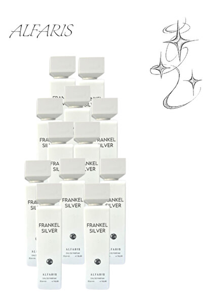 alfaris 12 قطعة من عطر فرانكل الفضي 200 مل