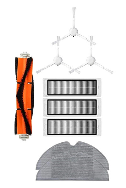 LİN GRUP Set de 9 piese de schimb compatibile cu aspiratorul robot Xiaomi Vac...