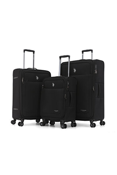 U.S. Polo Assn. 3-Piece Softside Lightweight Luggage Set | 20", 24" & 28" Spi...