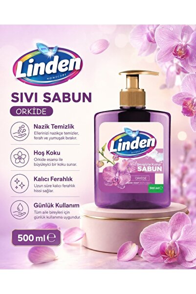 Linden Liquid Soap Orchid 500 ml