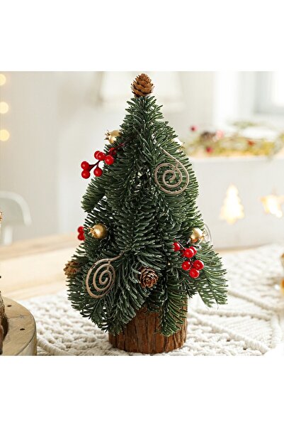 Rao Decoratiune Craciun pentru Masa, Ornament de Decor Model Brad de Craciun ...