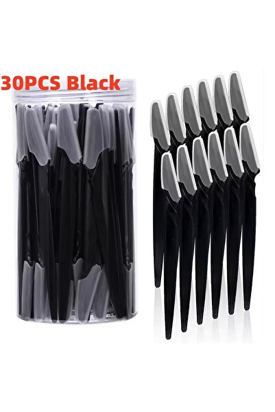 Choice 30pcs Black 5/10/30/40pcs Eyebrow Razors Kit Facial Eye Brow Trimmer M...