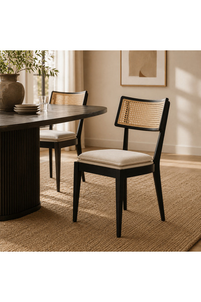 Roots Furniture كرسي طعام إيلارا من الخيزران