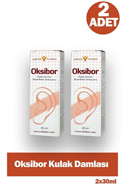 Abfen Farma Oksibor Kulak Damlası 30 ml 2 Adet