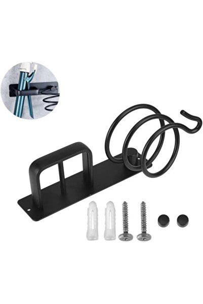 STARSTAR One-piece set, Hair dryer wall mount, Hair straightener storage rack...
