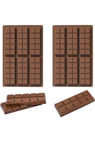 STARSTAR 2 deep silicone chocolate molds with 60 grids, non-stick coating for...