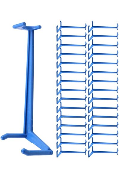 STARSTAR 50-Unit Blue Plastic Plant Supports & Indoor/Outdoor Garden Plant St...