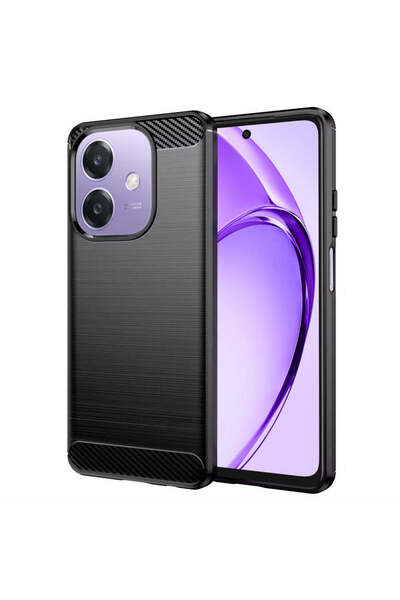 Techsuit Husă pentru OPPO A40 4G, Silicon Carbon, albastru - negru