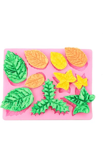 STARSTAR Silicone cake molds, leaf patterns, pudding and dessert baking DIY m...
