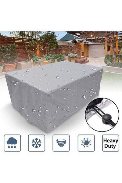STARSTAR Rectangular Oxford cloth waterproof and dustproof garden table cover...