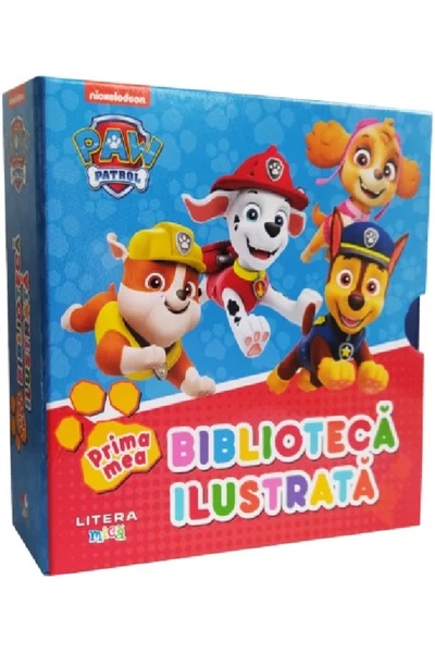 Litera Prima mea biblioteca ilustrata. Cutie Patrula Catelusilor