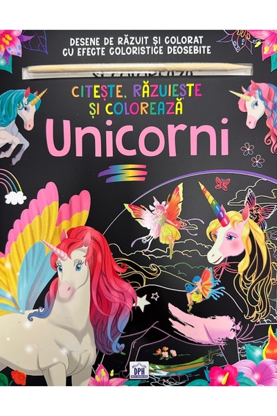 Didactica Publishing House Citeste, razuieste si coloreaza: Unicorni