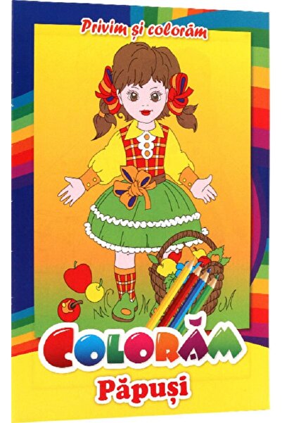 Pegas Privim si coloram. Coloram papusi