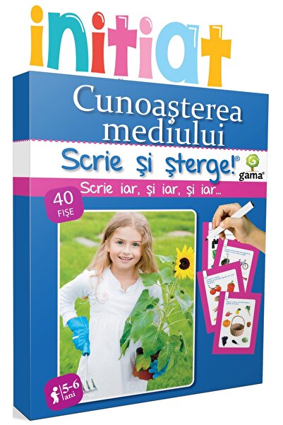 Gama Scrie si sterge - Cunoasterea mediului 5-6 ani