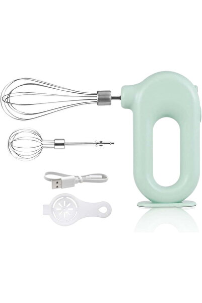 STARSTAR 4-speed electric hand mixer, mini 4-speed adjustable wireless USB re...