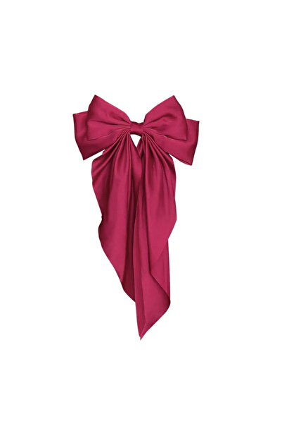 GAVIO Agrafă de păr cu fundă GAVIO ® material satinat, elegant, 34 x 21 cm, Roșu