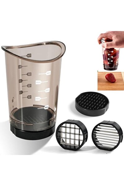 STARSTAR Fruit Cup Slicer-Fruit & Vegetable Fast Cutting Slicer, Grape Cutter...
