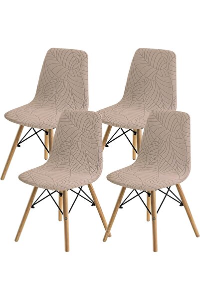 STARSTAR 4 - pc dining chair cover set, shell - shaped dining chair, mid - ce...