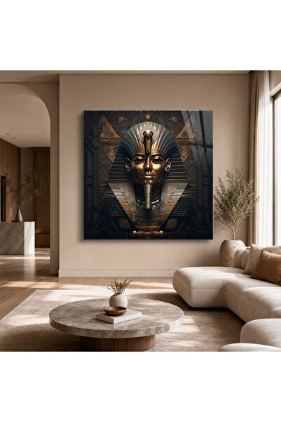 idora Ancient Egyptian Themed Modern Art Glass Painting |   Modern Wall Art, ...