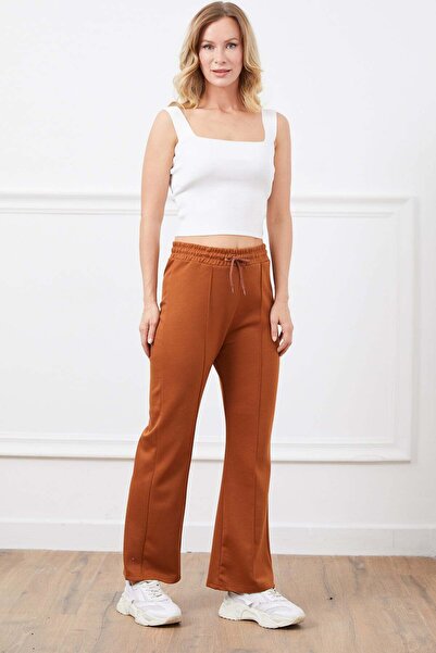 Fulla Moda Beli Tie-Waist Flared Sweatpants