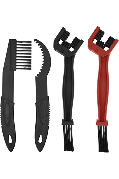 Morvena Picks Set de 4 perii de curățare pentru lanțuri de bicicletă și motoc...
