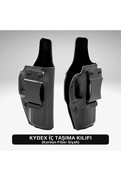 TST Glock Sağ Kydex İç Taşıma Kılıfı / Mat Siyah
