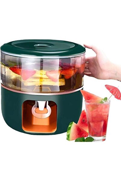 DubaiGallery Drinking Dispenser with Faucet Rotated Water Infuser Tea Milk Wa...