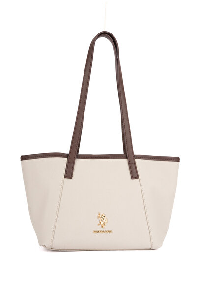 U.S. Polo Assn. حقيبة كتف نسائية باللون البني Us26655