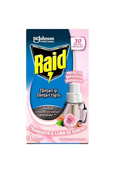 Raid Reserve, Raid, Insecticid lichid 21 ml Trandafir Santal