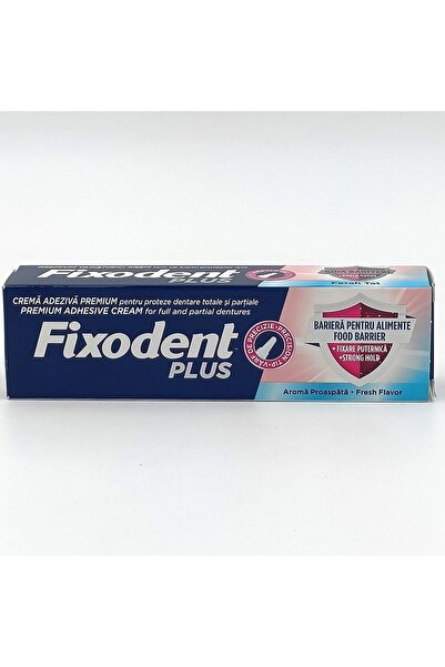 Fixodent Denture Adhesive Cream Fresh Flavor 40 g plus