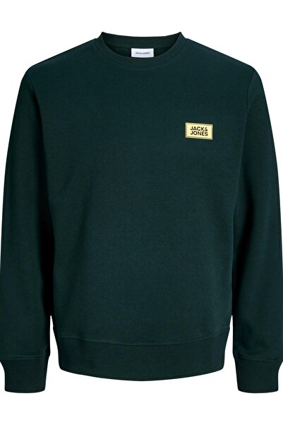 Jack & Jones Jack Jones Jjrush Sweat Crew Neck Sn Men's Green Sweatshirt