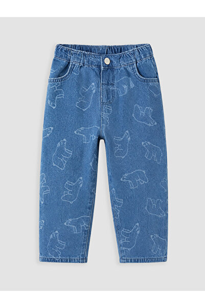 LC Waikiki Regular Fit Patterned Baby Boy Jean Pants