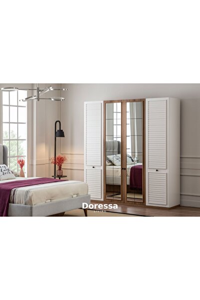 Doressa Living Vron Ett 4 Kapılı Gardırop