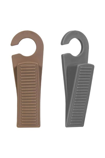 BAMI NETWORK Opritor usa cu carlig TPR Gri Taupe 13x3x2.5cm