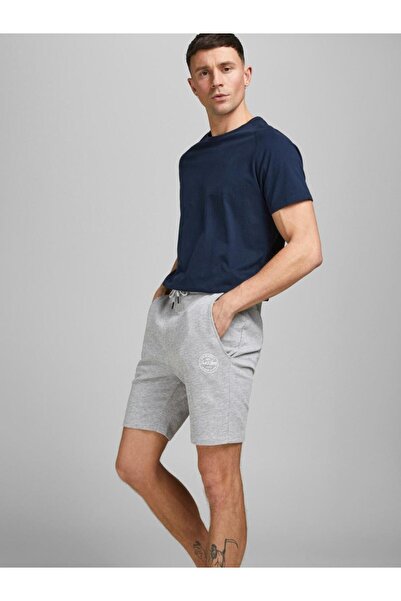 Jack & Jones Βερμούδα μακό "Original" γκρι μελανζέ