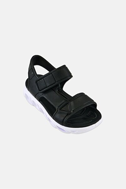 SKECHERS صندل هيبنو سبلاش للأولاد من كيدز بوي، أسود، بإغلاق فيلكرو