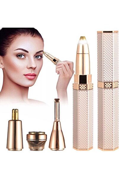 Morvena Picks Trimmer și epilator electric 4-în-1 pentru sprâncene, pentru fe...