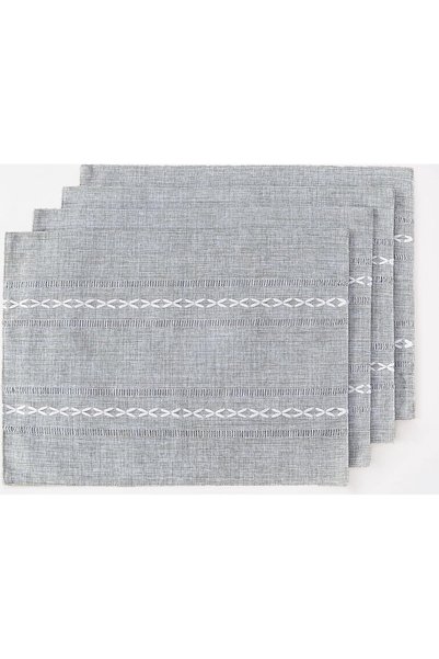 Morvena Picks Suporturi de masă 35 x 48 cm - Set de 4 piese - Lavabil la mași...