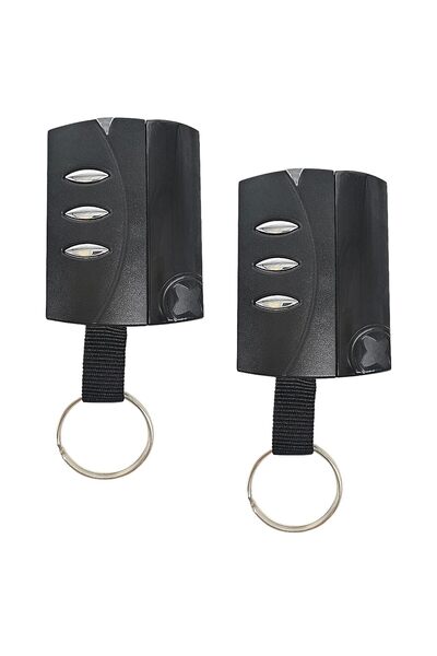 STARSTAR 2-pack black remote controls for PUJOL VARIO, 433 MHz frequency. Gar...