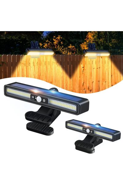 STARSTAR Outdoor Solar Clip-On Light Set, Motion Sensor, 3 Lighting Modes, Wa...
