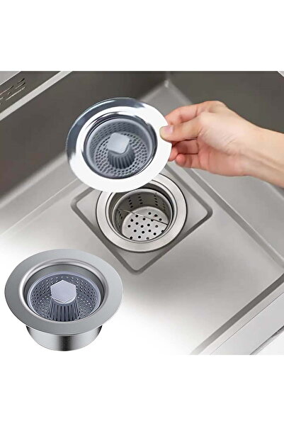 STARSTAR Kitchen sink 3-in-1 filter screen, stainless steel sink drain filter...