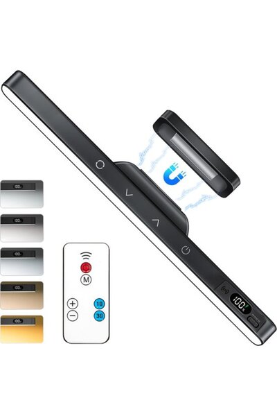 STARSTAR Rechargeable Vanity Light Strip Remote 5-Color Adjustable 120 LED 20...