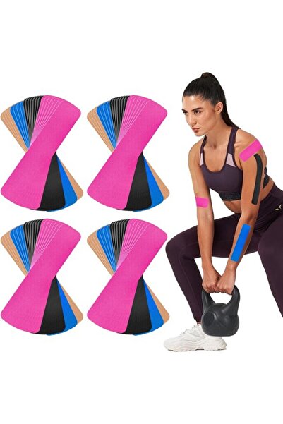 STARSTAR 48 pieces of pre-cut kinesiotape (5 cm × 25 cm), elastic and waterpr...