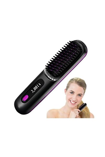 STARSTAR Cordless hair straightener, mini cordless hair straightener, heated ...