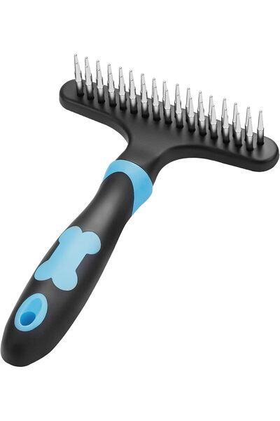 STARSTAR Cat and dog undercoat comb, hair loss comb, short or long bristle pe...